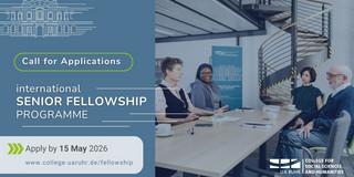 International Senior Fellowship Programme 2027/2028 Flyer vom Senior-Fellowship-Programm 2027/28